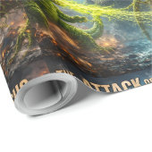 The attack of the Colossus mutant veggie bulk mat  Geschenkpapier (Rolleneckpunkt)