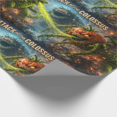 The attack of the Colossus mutant veggie mat wrapp Geschenkpapier (Ecke)
