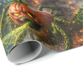 The attack of the Colossus mutant veggie mat wrapp Geschenkpapier (Rolleneckpunkt)