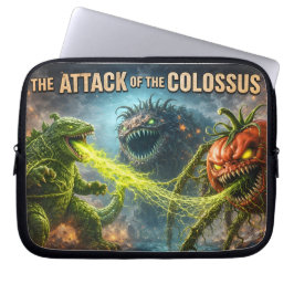 The attack of the Colossus sci-fi Caillou monster Laptopschutzhülle