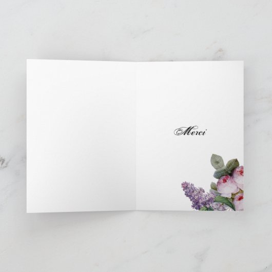 Thé Au Petit Trianon - Rose - danke (Innenseite)