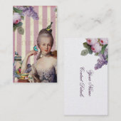 Thé au Petit Trianon - Rose der Goldtelefonkarte Telefonnummerkarte (Vorne/Hinten)