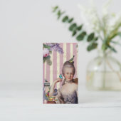 Thé au Petit Trianon - Rose der Goldtelefonkarte Telefonnummerkarte (Stehend Vorderseite)