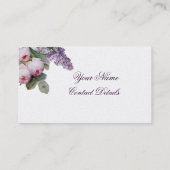 Thé au Petit Trianon - Rose der Goldtelefonkarte Telefonnummerkarte (Rückseite)