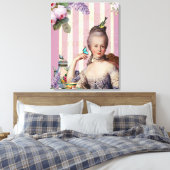 Thé au Petit Trianon - Rose Leinwanddruck (Insitu (Schlafzimmer))