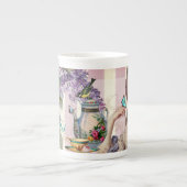 Thé au Petit Trianon - Rose Porzellantasse (Vorderseite)