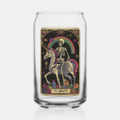 "The Audacity" Funny Skeleton Tarot Card Dosenglas (Rückseite)