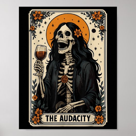 The Audacity Tarot Card  Poster (Vorne)