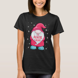 The Aunt Gnome  Gnome Elf Christmas Aunt Matching  T-Shirt