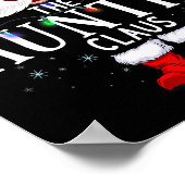 The Auntie Claus Christmas Matching Pajama Poster (Ecke)