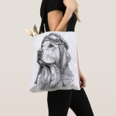 The Aviator: Marble Retriever Pet Tote Bag Tasche (Von Nahem)