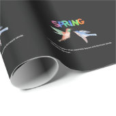 The Awakening: A Visual Tribute to Spring Geschenkpapier (Rolleneckpunkt)