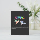 The Awakening: A Visual Tribute to Spring Postkarte (Stehend Vorderseite)
