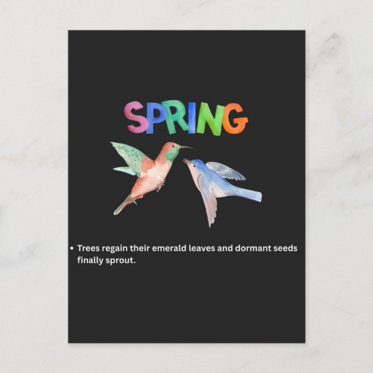 The Awakening: A Visual Tribute to Spring Postkarte (Vorderseite)