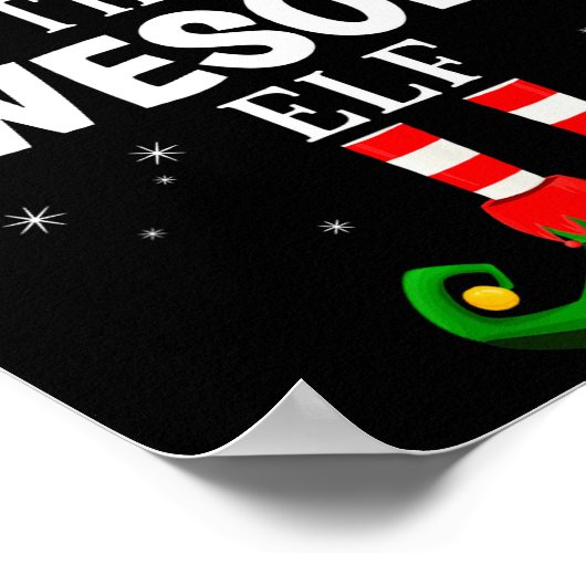 The Awesome Elf Christmas Pjs Matching Pajama Poster (Ecke)