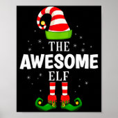 The Awesome Elf Christmas Pjs Matching Pajama Poster (Vorne)