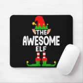 The Awesome Elf Family Christmas Pajama Party Mousepad (Mit Mouse)