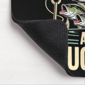 The B Are Laughing Funny Fishing Design Mousepad (Ecke)