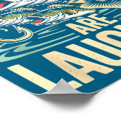 The B Are Laughing Funny Fishing Design  Poster (Ecke)