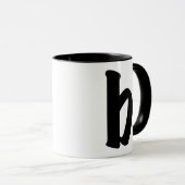 The "B" Mug Tasse (VorderseiteRechts)