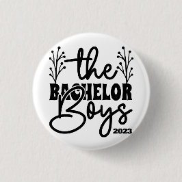 'The Bachelor Boys', Party, anpassbar, Stag Do Button