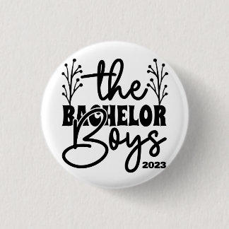 'The Bachelor Boys', Party, anpassbar, Stag Do Button