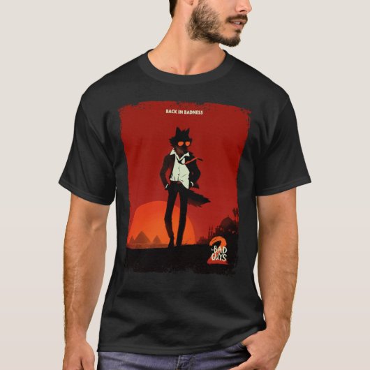 The Bad Guys 2 Animation Movie retro T-Shirt (Vorderseite)