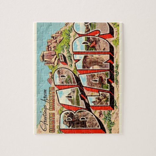 The Badlands 8x10 Postcard Puzzle (Vertikal)