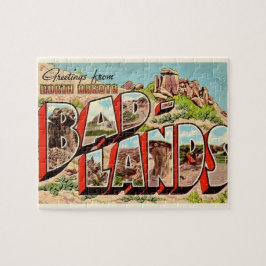 The Badlands 8x10 Postkarte Puzzle