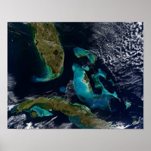 The Bahamas, Florida, and Cuba Poster (Vorne)