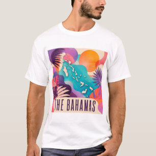 The Bahamas Zeitgenössisches Collage T-Shirt