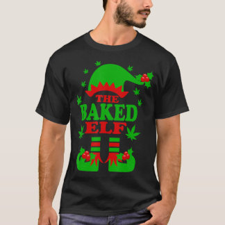 The Baked Elf Funny Christmas Elf Familie Matching T-Shirt