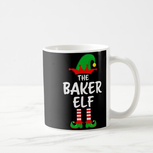 The Baker Elf Matching Family Christmas Kaffeetasse (Rechts)