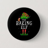 The Baking Elf Group Matching Family Christmas Coo Button (Vorderseite)