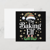 The Baking Elf Group Matching Family Weihnachten (Vorne/Hinten)