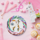 The Balancing Bunch Pappteller (Party)