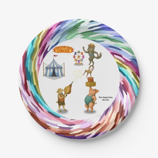 The Balancing Bunch Pappteller (Vorderseite)