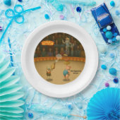 The Balancing Bunch Pappteller (Party)