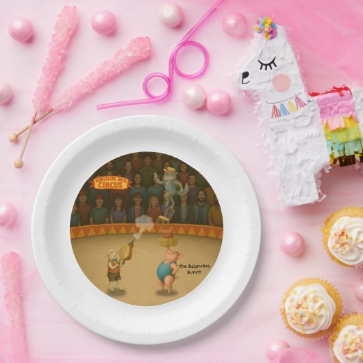 The Balancing Bunch Pappteller (Party)