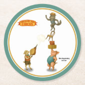 The Balancing Bunch Runder Pappuntersetzer (Vorderseite)