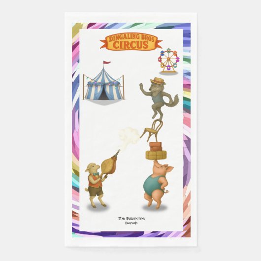 The Balancing Bunch Serviette (Vorderseite)