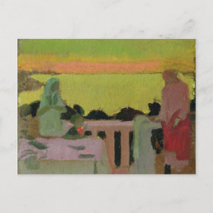 The Balcony at Stille Postkarte