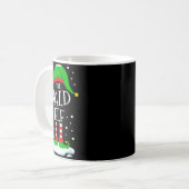 The Bald Elf Christmas Family Matching Xmas Group Kaffeetasse (Vorderseite Links)