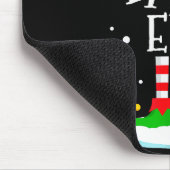 The Bald Elf Christmas Family Matching Xmas Group  Mousepad (Ecke)