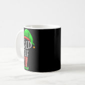 The Bald Elf Family Matching Group Christmas Gift Kaffeetasse (Vorderseite Links)
