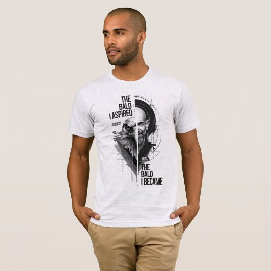 The Bald I Became – Premium Graphic Tee (Vorne ganz)