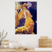 The Ball ~ James Tissot ~ Fine Art Canvas Print. Poster (Küche)