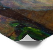 The Ballet Class by Edgar Degas Poster (Ecke)