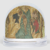 The Baptism of Jesus Christ Orthodox Icon Schneekugeln (Rückseite)
