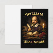 The Bard by Candlelight Dankeskarte (Vorne/Hinten)